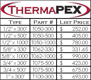 ThermaPexTubingListPrice